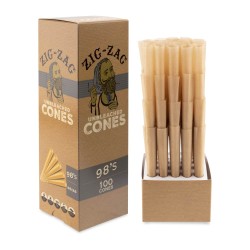 ZIG ZAG CONES UNBLEACHED 98'S 100CT