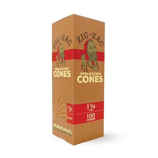 ZIG ZAG CONES UNBLEACHED MINI 1 1/4 100CT