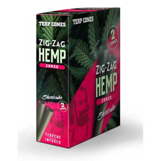 ZIG ZAG TERPENE INFUSED HEMP CONES 2PK 15CT/BX