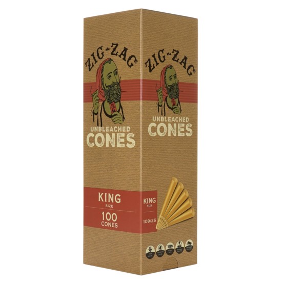 ZIG ZAG CONES KING 100CT