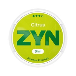 ZYN NICOTINE POUCHES 11MG 20PC/BX 5PC/PK- CITRUS SLIM