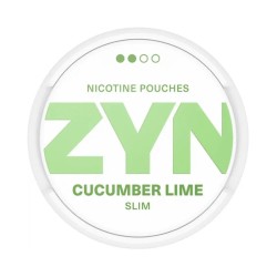 ZYN NICOTINE POUCHES 6.5MG 20PC/BX - CUCUMBER LIME