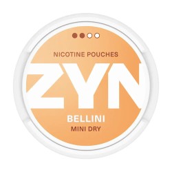 ZYN NICOTINE POUCHES 3MG 15PC/BX 5BX/PK - BELLINI