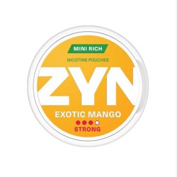 ZYN NICOTINE POUCHES 5.5MG 15PC/BX 5PC/PK- EXOTIC MANGO