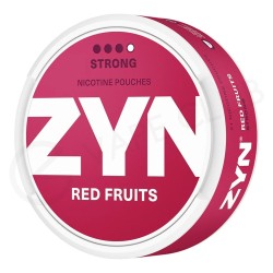 ZYN NICOTINE POUCHES 6.5MG 20PC/BX - RED FRUITS