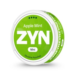 ZYN NICOTINE POUCHES 6MG 15PC/BX 5PC/PK - APPLE MINT