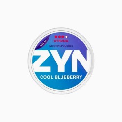 ZYN NICOTINE POUCHES 6MG 20PC/BX 5PC/PK- COOL BLUEBERRY