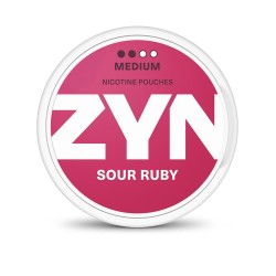 ZYN NICOTINE POUCHES 6MG 20PC/BX 5PC/PK- SOUR RUBY
