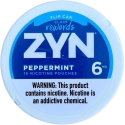 ZYN NICOTINE POUCHES 6MG 5PK - PEPPERMINT