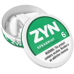 ZYN NICOTINE POUCHES 6MG 5PK - SPEARMINT