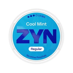 ZYN NICOTINE POUCHES 9MG 20PC/BX - COOL MINT